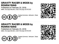 GRAVITY RACER & MODS by RONRAYSING