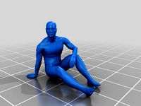 Sitting Man by Kaffeeteria