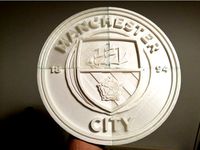 Manchester City FC Logo 298x298x15mm +split files by indyskyz