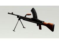 BREN Light Machine Gun WWII by Milhause