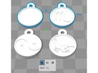 Customized, plastic coins, for shopping cart by upix