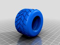 Open RC F1 2017 rain tire fixed rotation by Arctic45