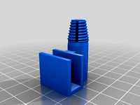 Anet A8 Filament Guide Reverse Bowden V2 by wilriker