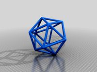 Icosahedron Wire by The3DPrintist