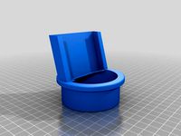 Porsche - Phone mount in cup holder (69 mm width) by choucroutemelba