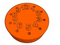 Euchre Score Disk by kris_vanocker