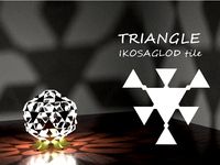 TRIANGLE: Ikosaglod Lamp Tile by tosostefanots