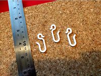 Shower Curtain Hooks by peaberry