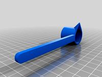 Pre-workout scoop with funnel by BeckleyMFG