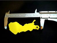 Finland Map Border Keychain by Naesil