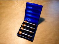 Tight case for four AA batteries by krakow_marcin