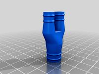 Pipe joints 12mm to 8mm*2 style Y by SamsonFu
