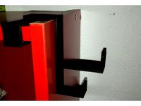 Double headphone holder for IKEA cupboard by 68er_dirk