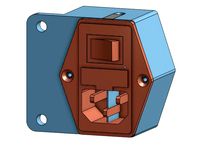 Design Switch Box 230v angular configuration, left and right by vadymch