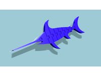 Flexi Articulated Swordfish by AirwavesTed