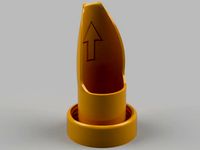 25ml capacity threaded cap for lenor fabric conditioner by MichalMi