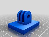 flat gopro mount by tedder