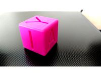 Cube with vowels by mwrobel