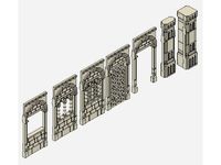 Warhammer Ruins: Modular Temple of 18th Greek Letter by Gynovin