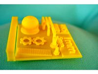 Nano 3D Print Test by ManisTech