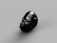 Gorilla head polygon by uwang
