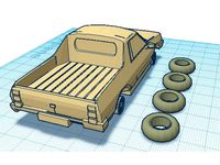 Subaru Brat 3d printing model  by cameronbush