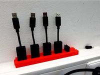 (Modular System) USB Ethernet Adapter Holder by Renegade84