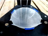 Glass Bed Retainer - Monoprice Mini Delta (MPMD) by bLITzJoN