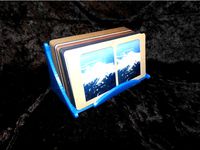 Stereo Card Holder by redbeardmathpirate