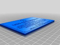 USS Enterprise D Registry Plaque by Anubis_
