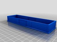 O Scale Flat Car With Sides by DrFrankensteam