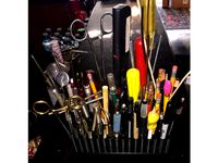 Pen-Tool Holder Bench-Top Desk-Top by tswalter