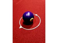 Billiards Cut Shot Trainer Ring by Omster_Designs