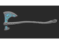 God of War Leviathan Axe by XanMan321