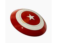 Pseudo Captain America Shield Magnet Dual Color (dual extruder) by thjelmfelt