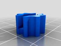 Anet A8 / A6 Bed Level Thumbwheel use with wing nut by reba256