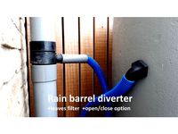 Rain barrel diverter + leaves filter + on/off option by advancedvb