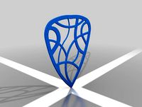 wire guitar pick by KiloSierra