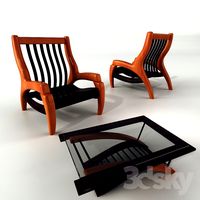 Chair and coffee table Landbond