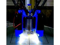 Delta Kossel Fan LED Hot End Combo by wabbitguy