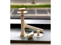 6" foamcore cylindrical screw-together standoff, with tightening tool. by joeylopez