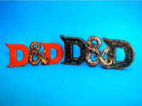 D&D 3D logo (Dungeons & Dragons) by AndresMF