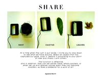 SHARE (NEST, CACTUS, LEAVES) by IEDDesignLab