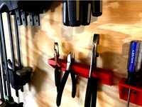 Wall Mountable Pliers Holder by ddpruitt