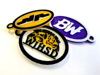 School Keychains - Pittsburgh Area by adgeb