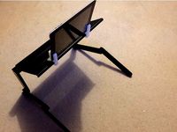 Tablet Holder for Furinno Adjustable Table  by sartemch