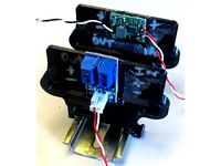 Vertical Board Mount for DIN Rails by JRD