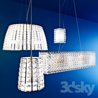 Crystal chandelier set
