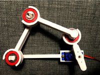 Servo-powered linkage by robzz
