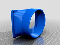 Rear Vent to 4" Adapter for Anycubic Photon by DocTanner
